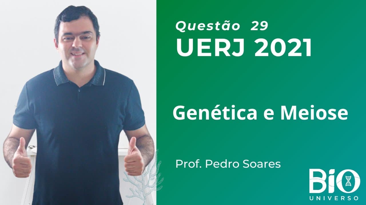 Thumbnail: Vestibular UERJ 2021 - Genética e Meiose - Considere uma mulher duplamente recessiva para dois genes