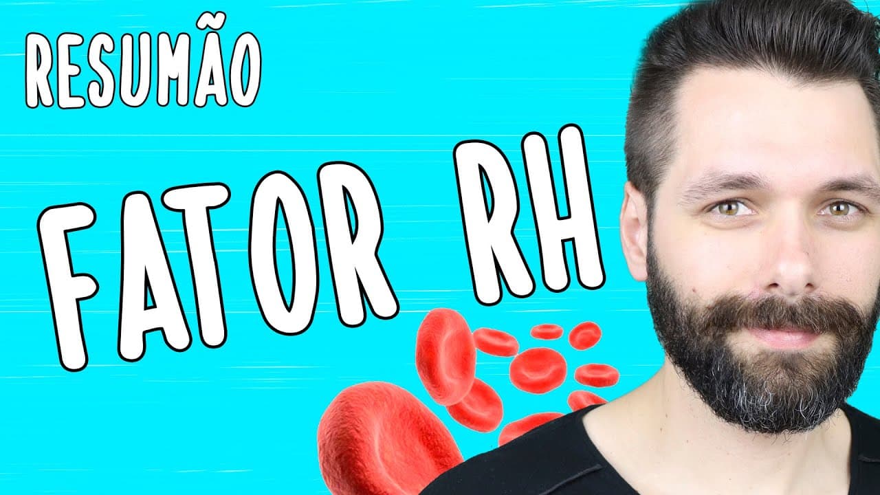 Thumbnail: FATOR RH - Grupos Sanguíneos - Resumo | Biologia com Samuel Cunha