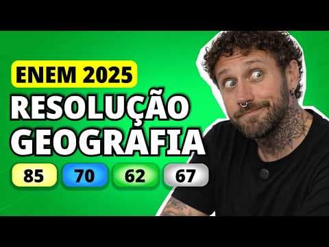 Thumbnail da aula: ENEM 2025 GEOGRAFIA – Questão 85 | Nos Estados Unidos, um hotel perto de um parque foi engolido por