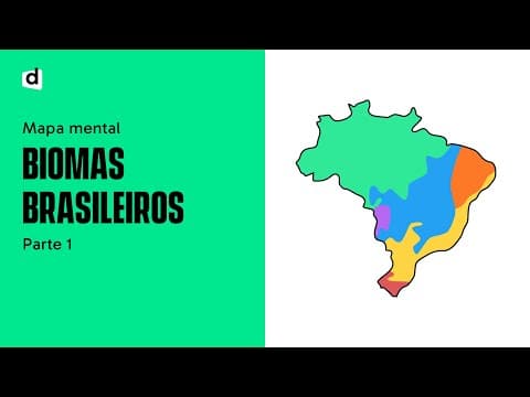 Thumbnail da aula: BIOMAS BRASILEIROS - Parte 1 | GEOGRAFIA | Mapa Mental | Quer Que Desenhe