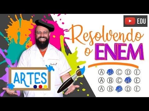 Thumbnail da aula: Respondendo o ENEM - Artes. [Prof. Noslen]