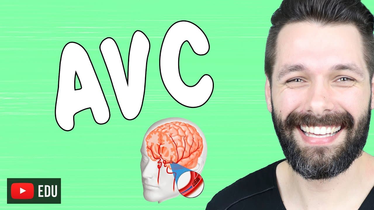 Thumbnail: ACIDENTE VASCULAR CEREBRAL - AVC ISQUÊMICO E HEMORRÁGICO | Biologia com Samuel Cunha