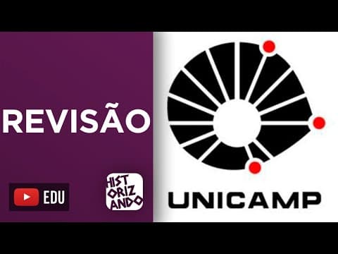 Thumbnail da aula: ARRASANDO EM HISTÓRIA NO VESTIBULAR DA UNICAMP