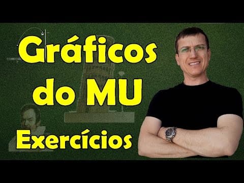 Thumbnail da aula: Gráficos do Movimento Uniforme (MU) - EXERCÍCIO RESOLVIDO - Aula 13 - Prof. Marcelo Boaro
