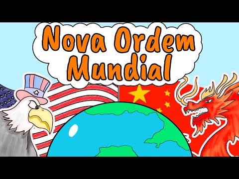 Thumbnail da aula: Nova Ordem Mundial - Resumo Ilustrado (Geografia, Geopolítica)