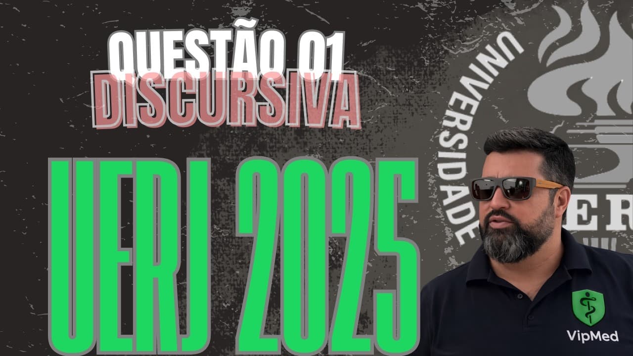 Thumbnail: UERJ 2025 ED Biologia - Resolução da Q1