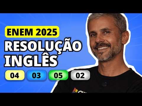 Thumbnail da aula: ENEM 2025 Inglês – Questão 4 | Remember the sky that you were born under, know each of the star’s