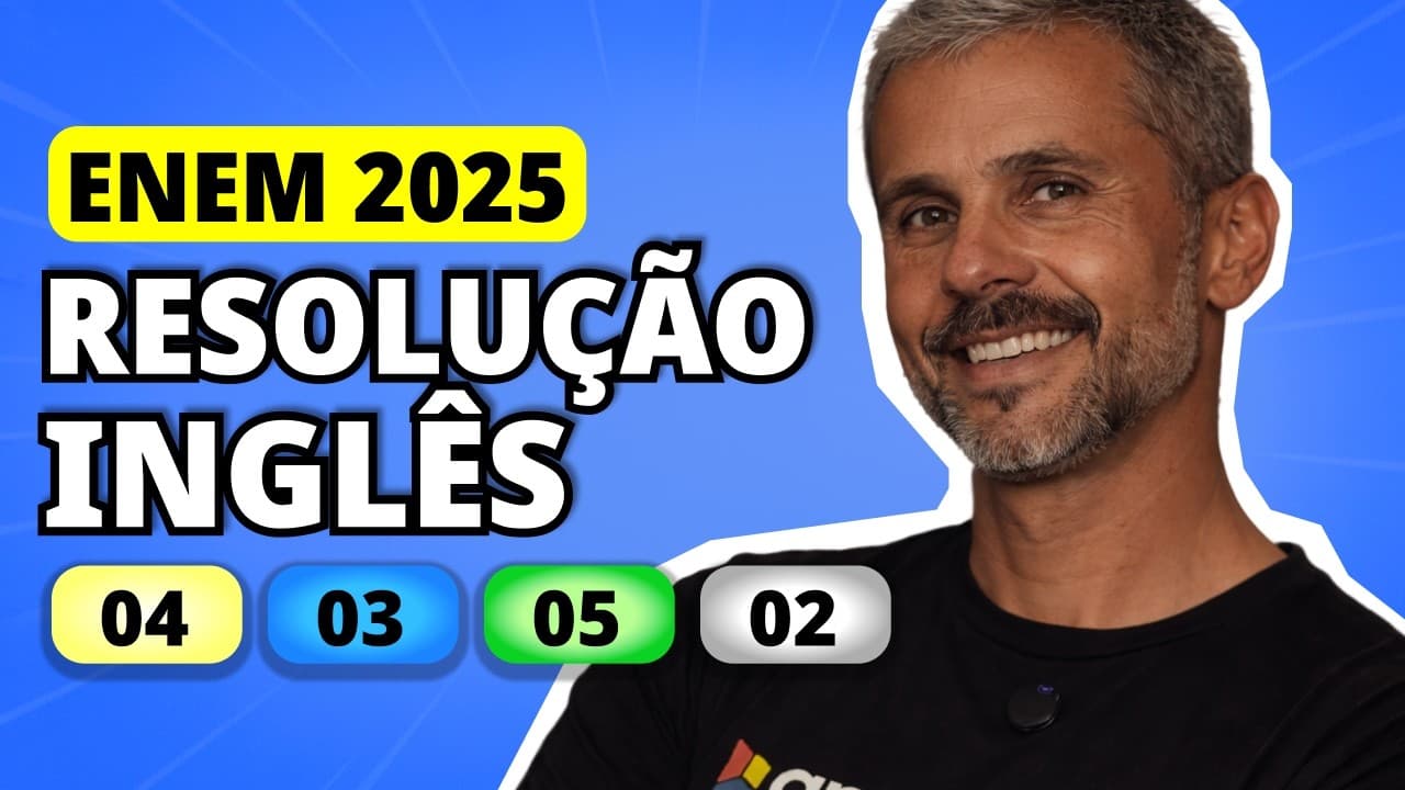 Thumbnail: ENEM 2025 Inglês – Questão 4 | Remember the sky that you were born under, know each of the star’s