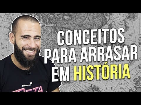 Thumbnail da aula: CONCEITOS IMPORTANTES PARA AS QUESTÕES DE HISTÓRIA DO ENEM | Prof. Otto Barreto