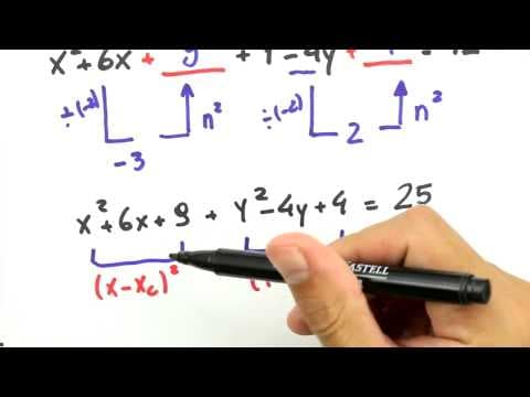 Thumbnail da aula: Me Salva! GA40 - Geometria Analítica: Método de completar quadrados: Exemplo