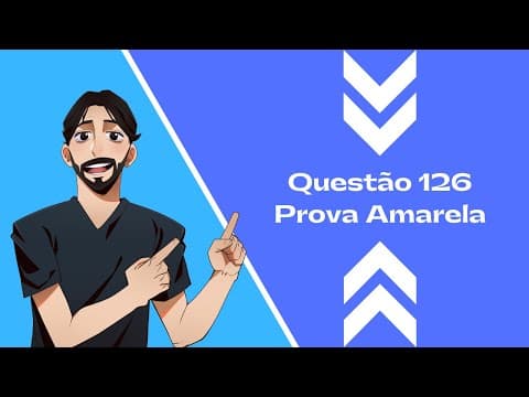 Thumbnail da aula: ENEM 2022 - QUESTÃO 126 "Um pai faz um balanço utilizando dois segmentos paralelos..."