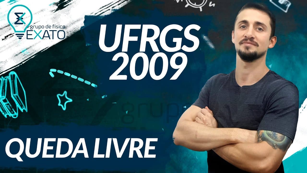 Thumbnail: RESOLVIDA - (UFRGS – 2009) Você sobe uma escada e, a meio caminho do topo, de altura y, você ...