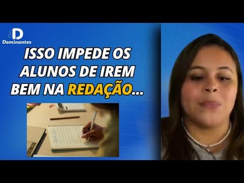 Thumbnail da aula: As principais dúvidas dos alunos na redação do Enem! (Cortes Dominantes)