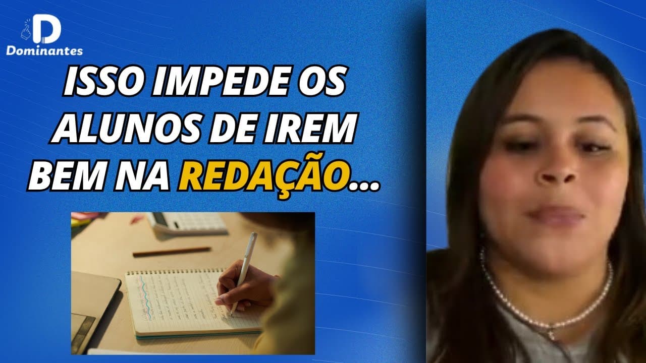 Thumbnail: As principais dúvidas dos alunos na redação do Enem! (Cortes Dominantes)