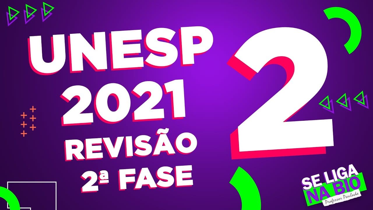 Thumbnail: UNESP 2021 | Aulão 2ª Fase | 2 | Prof. Paulada