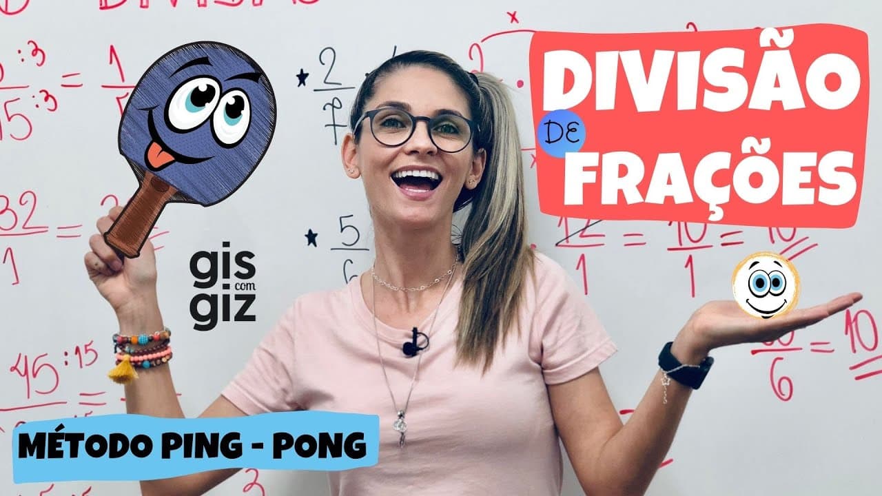 Thumbnail: FRAÇÃO | DIVISÃO DE FRAÇÕES método PING PONG | \Prof. Gis/