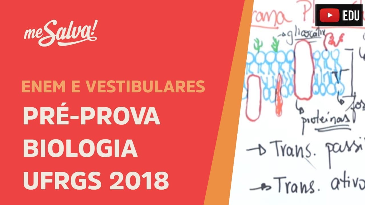 Thumbnail: Pré-Prova Prova de Biologia Vestibular UFRGS 2018 - Me Salva!