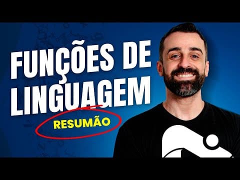 Thumbnail da aula: RESUMÃO: Funções da linguagem | Proenem