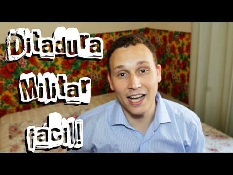 Thumbnail da aula: Ditadura Militar de forma fácil!