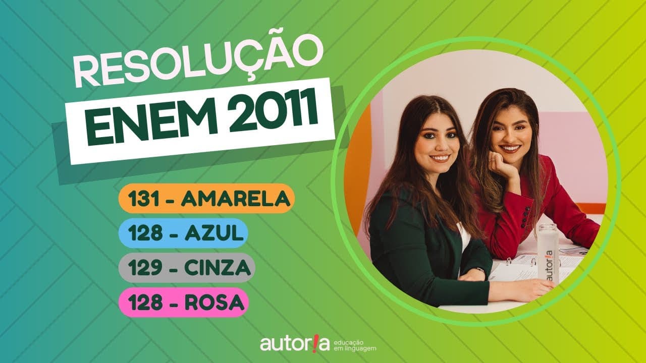 Thumbnail: Enem 2011 - Autoria Linguagem - Questão 131 | Linguagens, prova amarela