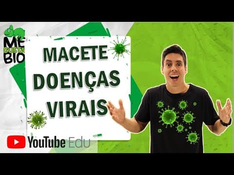 Thumbnail da aula: Macete Doenças Virais - Me Gusta Bio