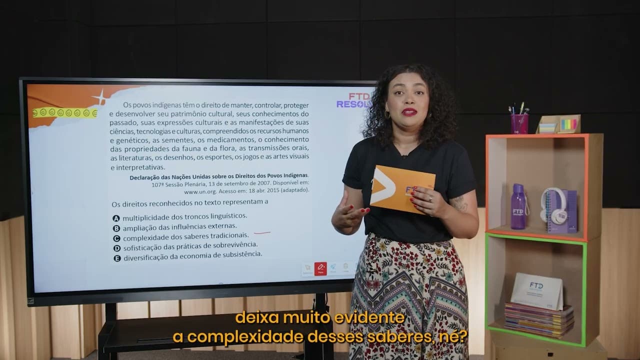 Thumbnail: Enem 2025  - Os povos indígenas têm o direito de manter