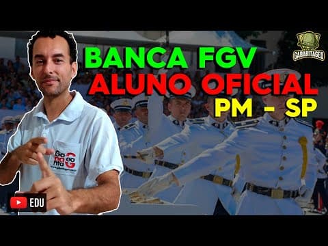 Thumbnail da aula: Aluno Oficial da PM SP | Banca FGV | GEOGRAFIA | QUESTÕES