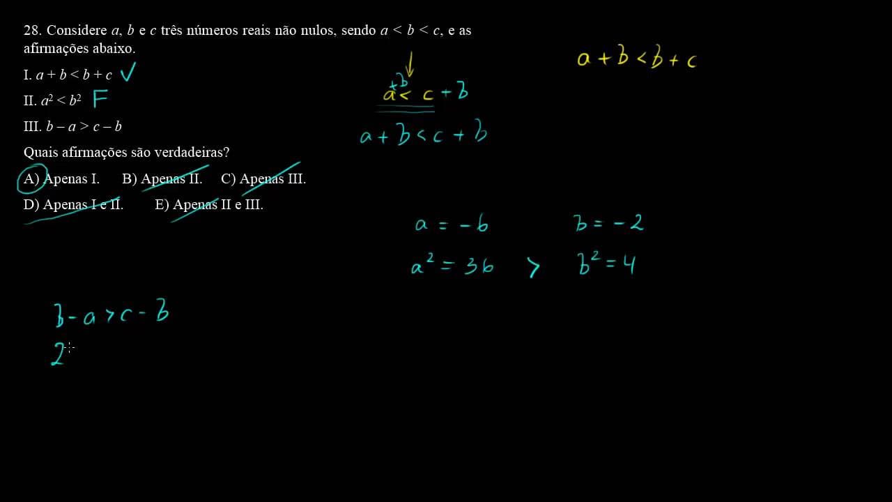 Thumbnail: Correção UFRGS 2014 Matemática questões 26, 27, 28 e 29