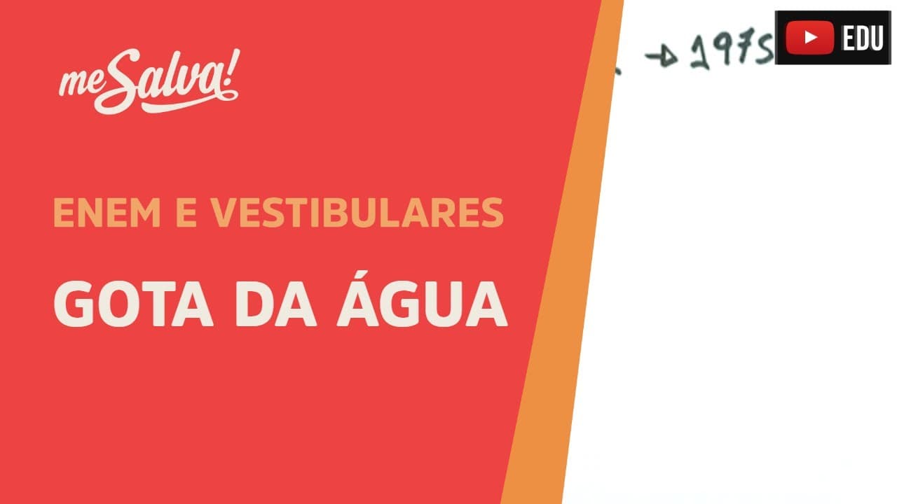 Thumbnail: Gota da Água - Leituras Obrigatórias UFRGS - Me Salva!