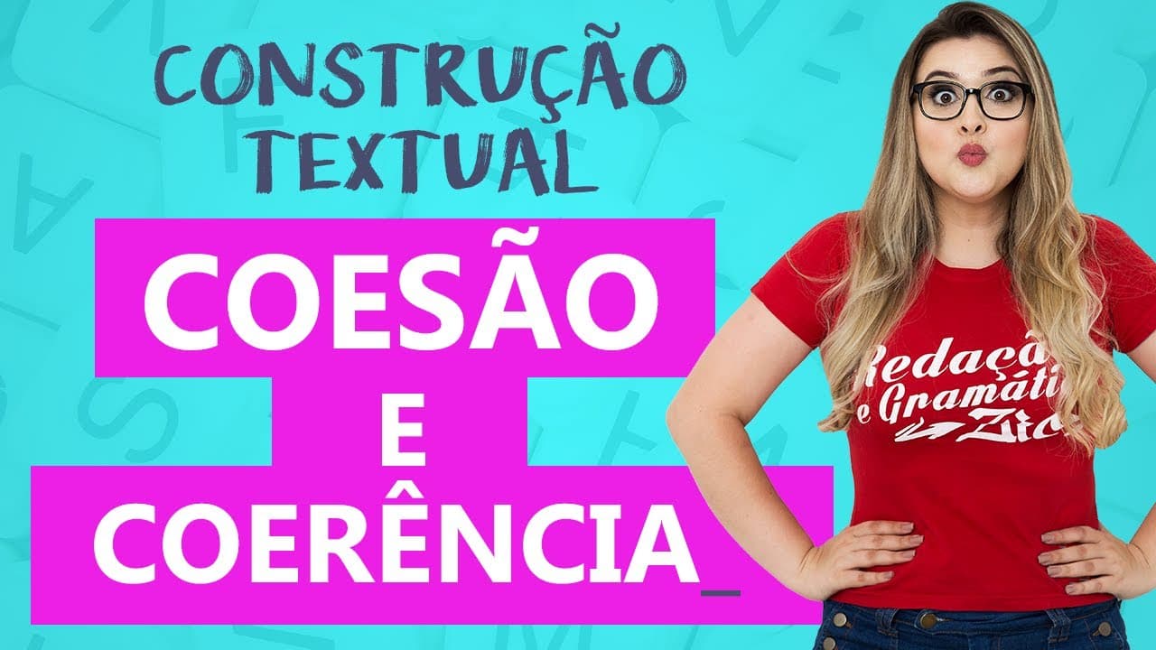 Thumbnail: COESÃO E COERÊNCIA: NUNCA MAIS ERRE - Profa. Pamba