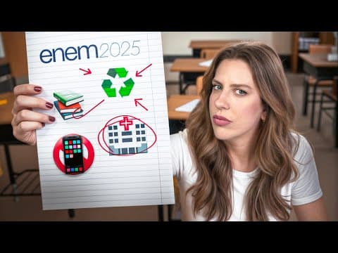 Thumbnail da aula: REPERTÓRIOS por EIXO TEMÁTICO para REDAÇÃO NOTA 1000 no ENEM 2025