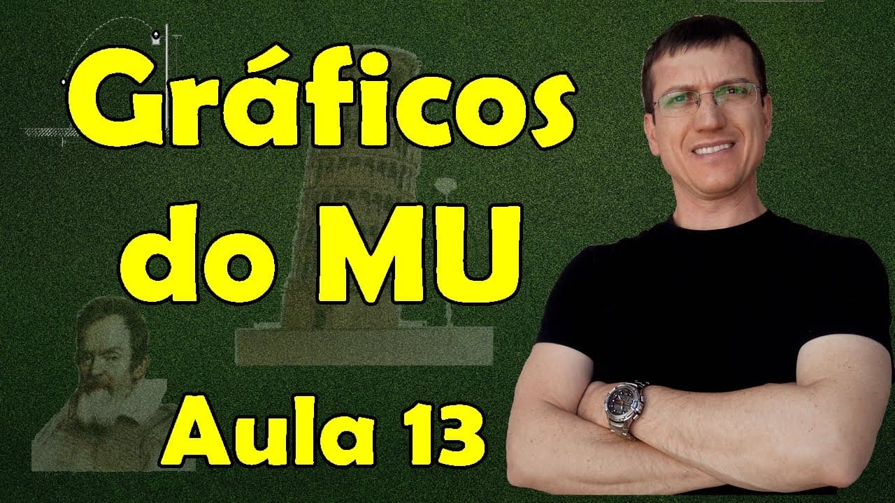 Thumbnail: Gráficos do Movimento Uniforme (MU) - Cinemática Escalar - Aula 13 - Prof. Marcelo Boaro
