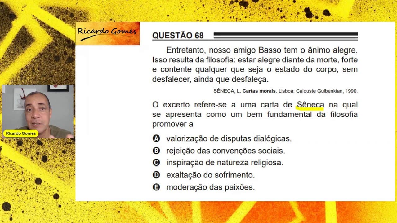 Thumbnail: ENEM 2022 - Questão 68 - Humanas - Caderno Rosa