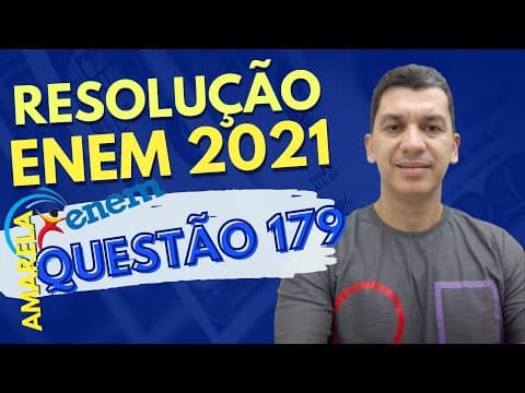 Thumbnail da aula: QUESTÃO 179 [ENEM 2021/AMARELO] (1ª Aplicação) - Um segmento de reta está dividido em duas partes