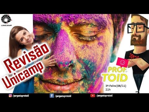 Thumbnail da aula: ⚛ Revisão Unicamp 2019 (Vestibular 1a Fase) - Pergunta Pro Toid (Biologia) ⚛