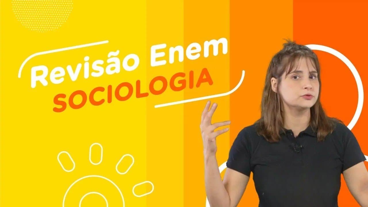 Thumbnail: Revisão de Sociologia