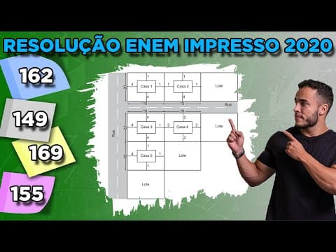 Thumbnail da aula: 🔵 Questão 162 - Caderno Azul | Geometria Plana | MATEMÁTICA ENEM 2020