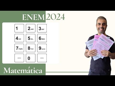Thumbnail da aula: ENEM 2024 - Para abrir a porta de uma empresa cada funcionário deve cadastrar uma senha utilizando
