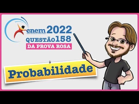 Thumbnail da aula: ENEM 2022 || Probabilidade || A World Series é a decisão do campeonato norte-americano de beisebol