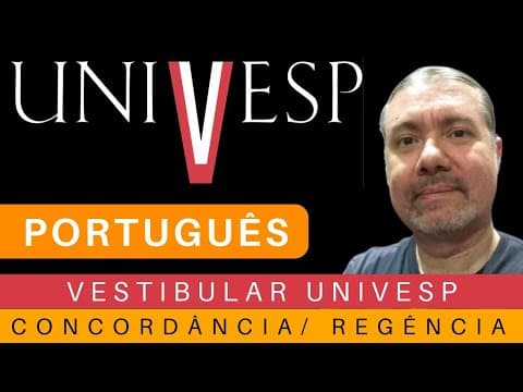 Thumbnail da aula: UNIVESP 🤩 VESTIBULAR 2026: Correção de Prova #univesp 2025 PORTUGUÊS
