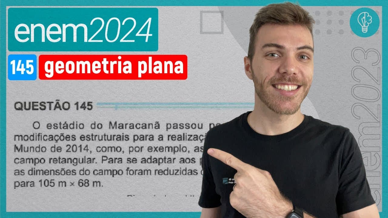 Thumbnail: O estádio do Maracanã passou por algumas modificações estruturais para a realiza - GEOMETRIA PLANA