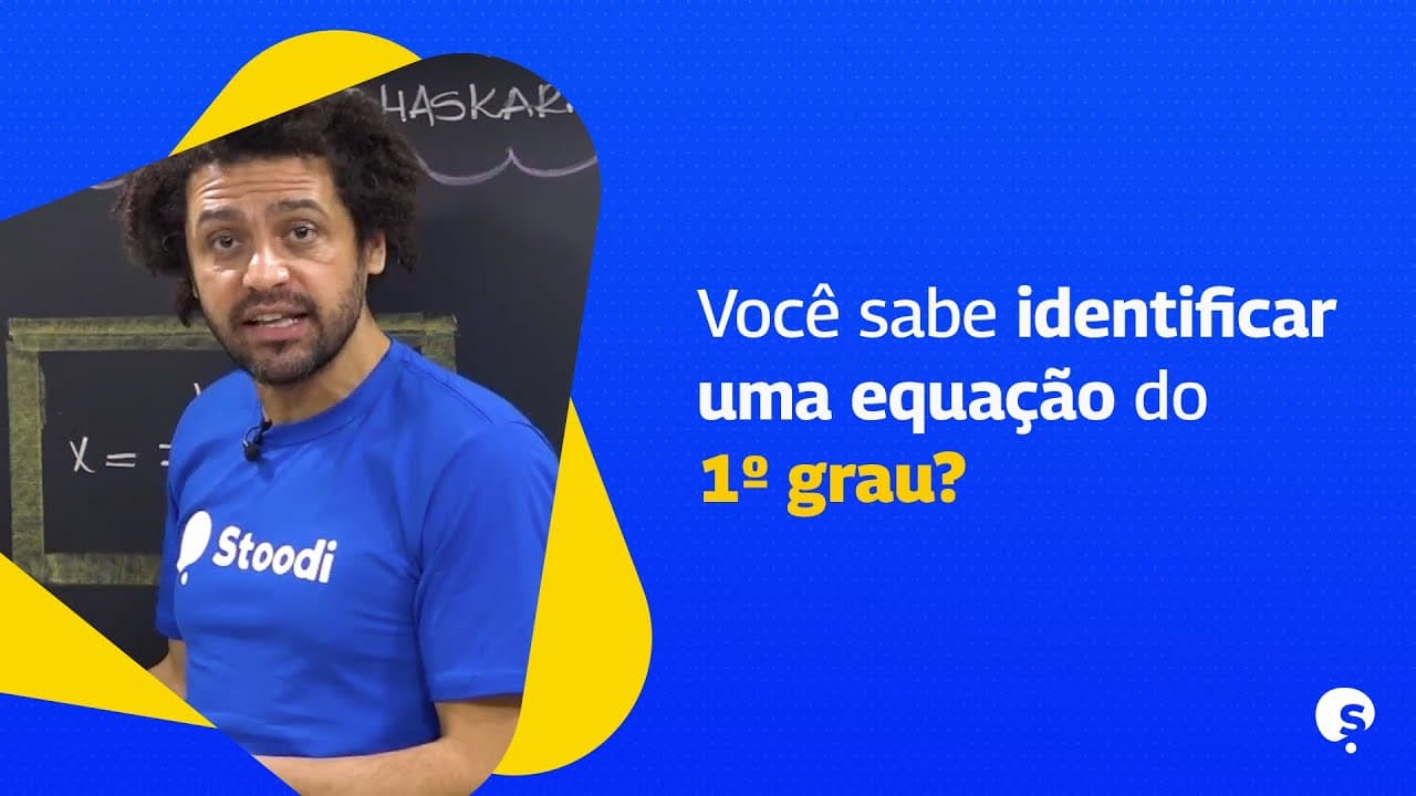 Thumbnail: REVISÃO ENEM | APRENDA A RESOLVER EQUAÇÕES DE PRIMEIRO GRAU