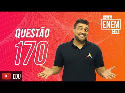 Thumbnail da aula: ENEM 2018| Geometria | Questão 170 (caderno amarelo)