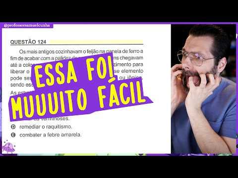 Thumbnail da aula: AS MAIS FÁCEIS DE BIOLOGIA NO ENEM 2023 | Professor Samuel Cunha