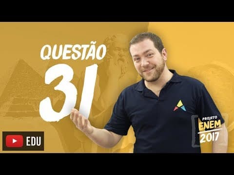 Thumbnail da aula: Enem 2016 - Ciências Humanas | Questão 31 (Caderno Branco)