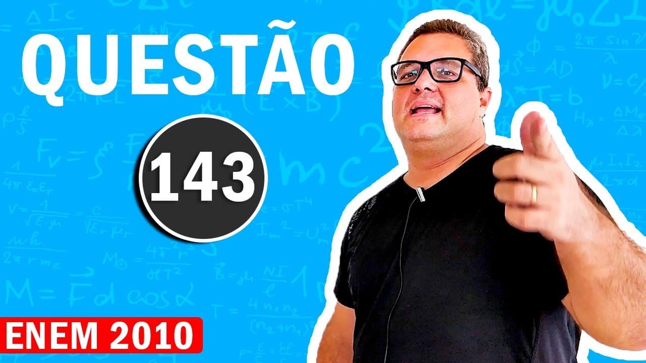 Thumbnail: ENEM 2010 Matemática - Resolvendo Questão 143 | Média Aritmética e Porcentagem
