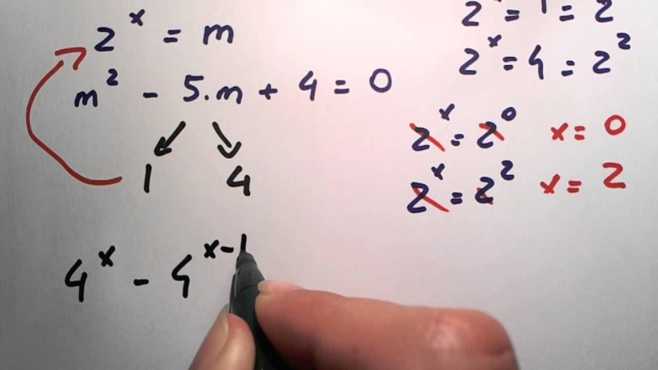 Thumbnail: Me Salva! Equações exponenciais - Método da Substituição