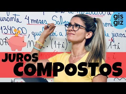 Thumbnail da aula: JUROS COMPOSTOS | MATEMÁTICA FINANCEIRA