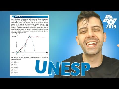 Thumbnail da aula: UNESP 2019  Q87 Mat