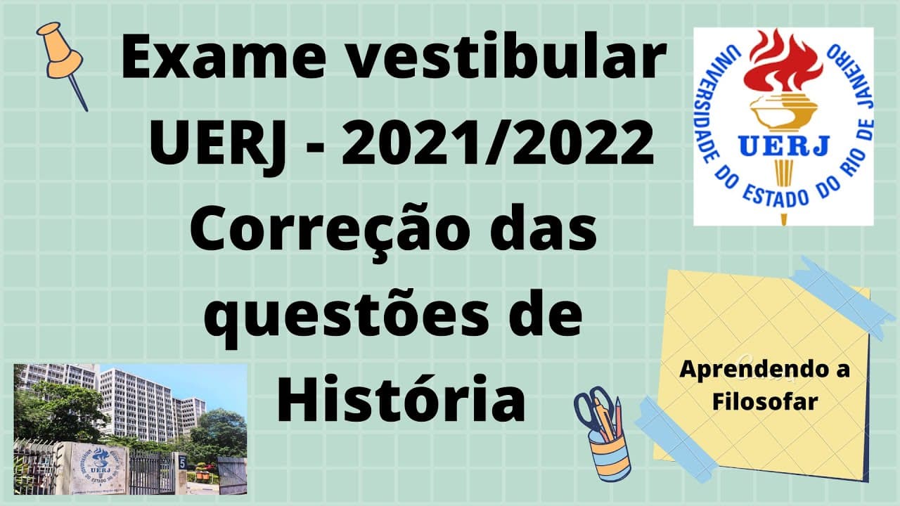 Thumbnail: Correção das questões de História do Vestibular da UERJ  - 2022